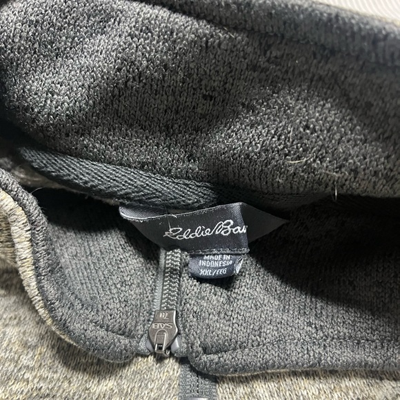 Eddie Bauer Heathered Zip Pullover XXL - Picture 2 of 3